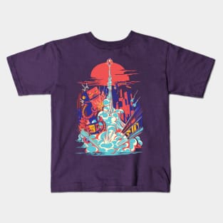 Smash! Zap!! Zooom!! - Generic Spacecraft Kids T-Shirt